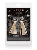 California Exotic Novelties Nipple Play Playful Tassels Nipple Clamps - Gold