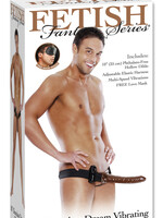 Pipedream Fetish Fantasy Series 10" Chocolate Dream Vibrating Hollow Strap-On