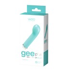 VeDO Gee Plus Rechargeable Mini Vibe - Tease Me Turquoise