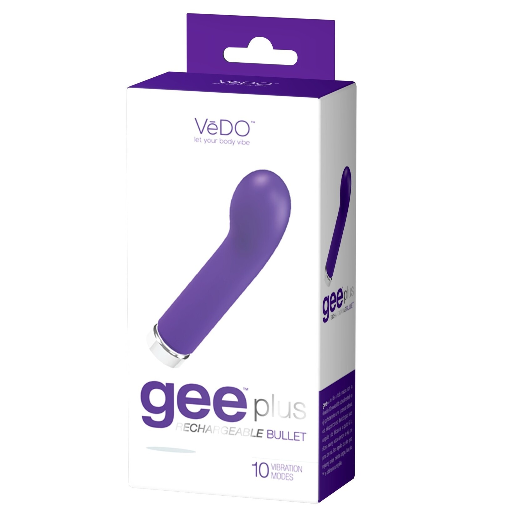 VeDO Gee Plus Rechargeable Mini Vibe - Into You Indigo