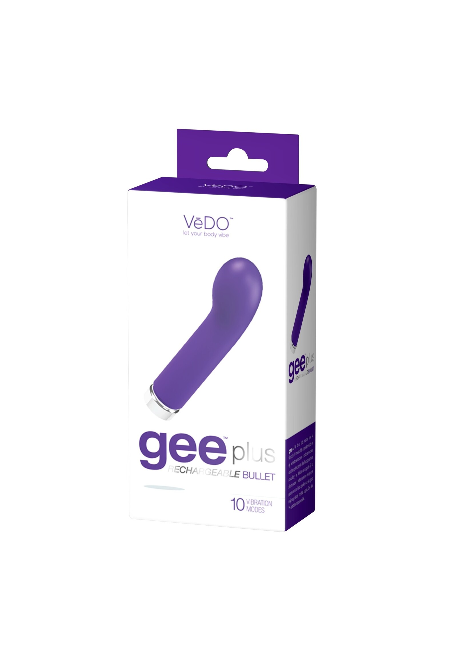 VeDO Gee Plus Rechargeable Mini Vibe - Into You Indigo