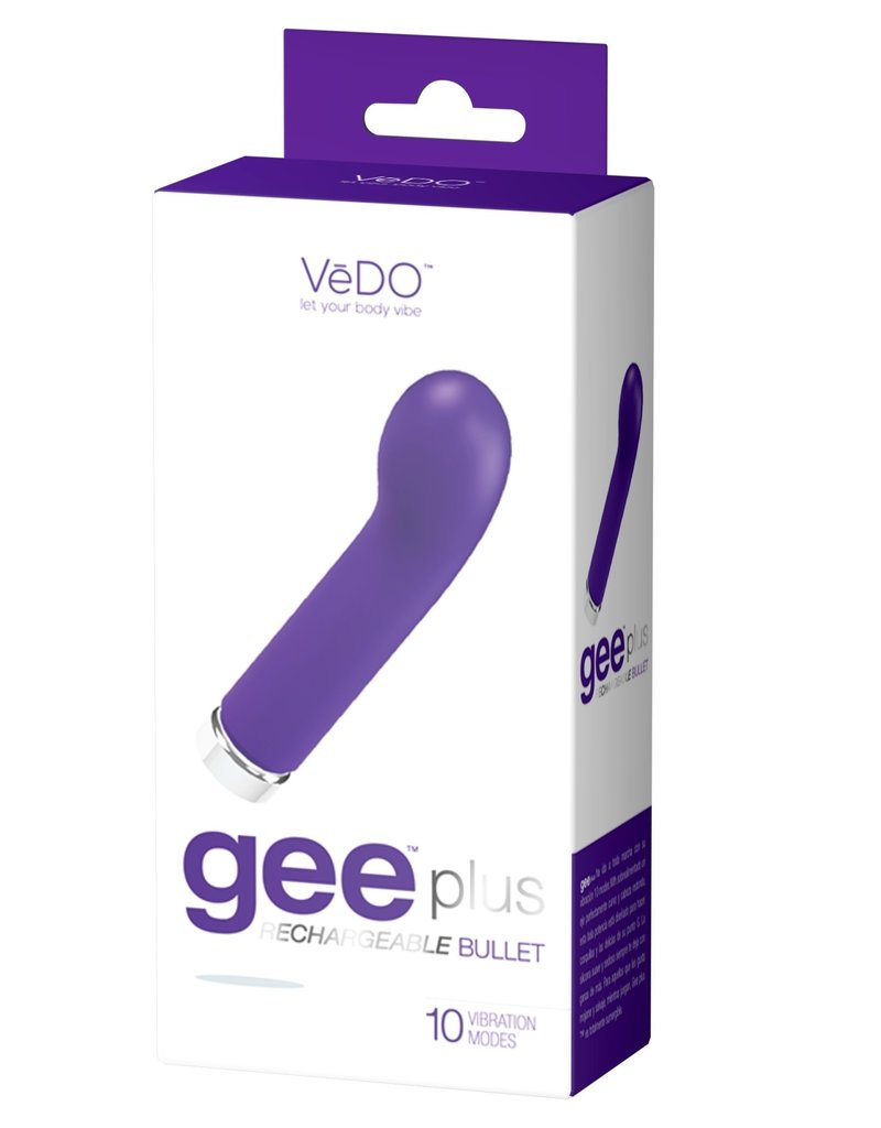 VeDO Gee Plus Rechargeable Mini Vibe - Into You Indigo