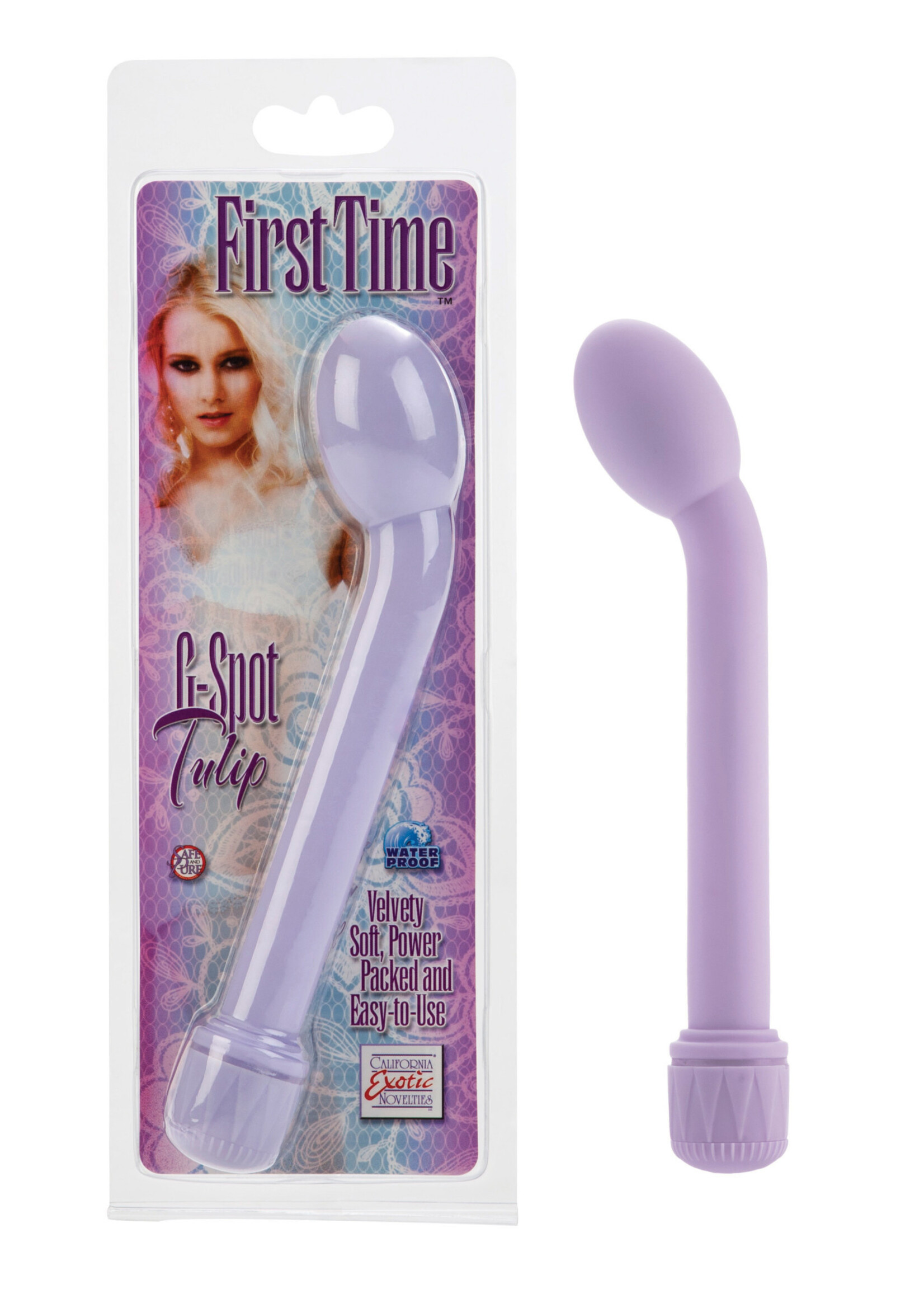 California Exotic Novelties First Time G-Spot Tulip Vibe - Purple