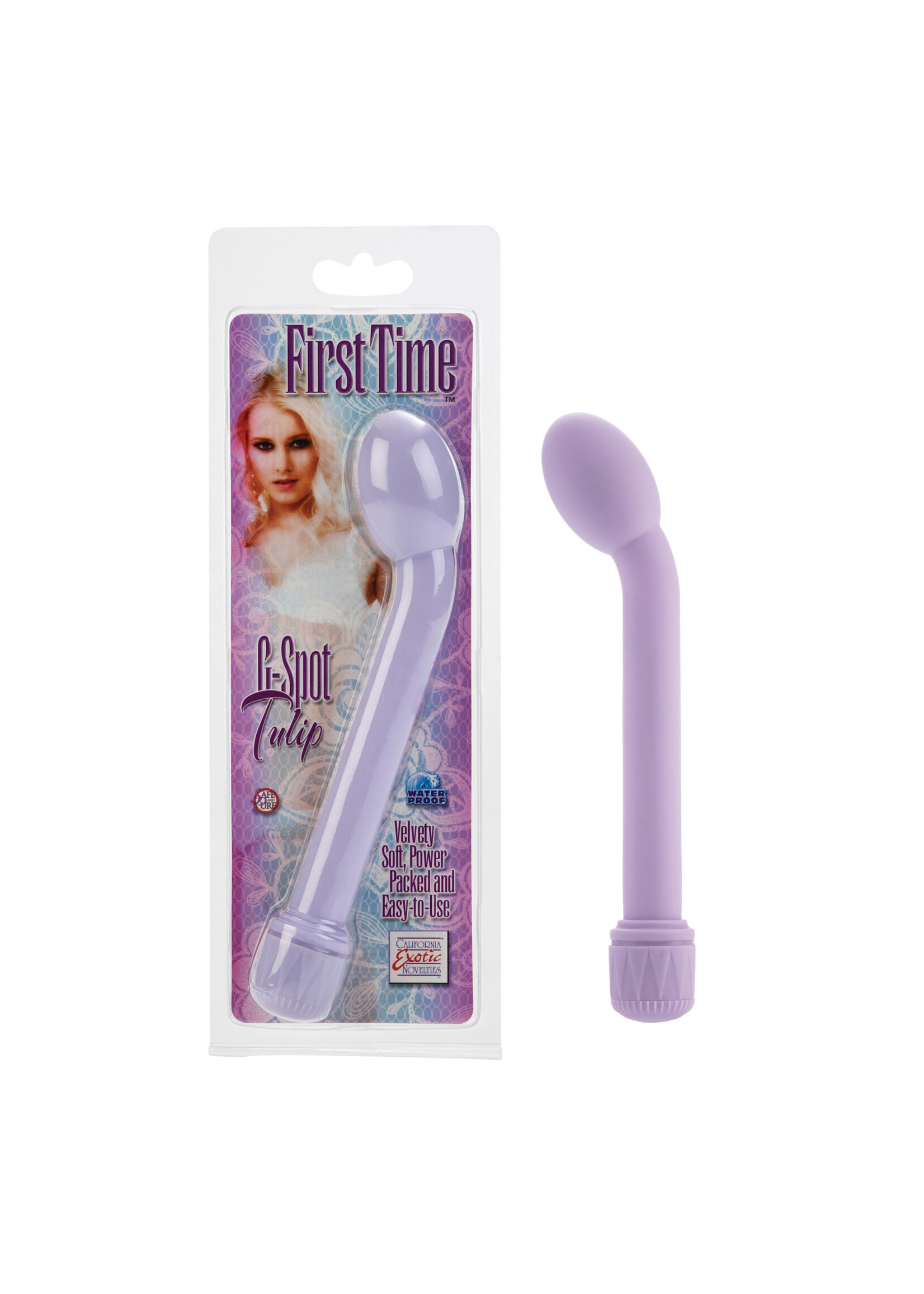 California Exotic Novelties First Time G-Spot Tulip Vibe - Purple