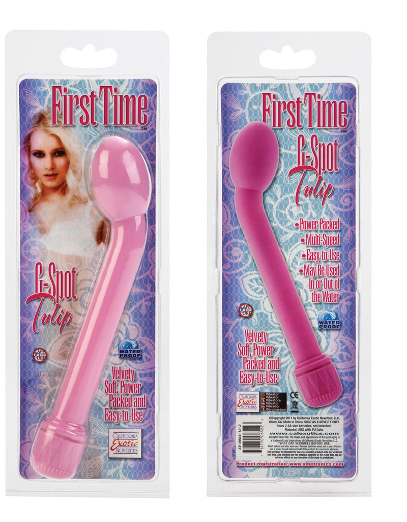 California Exotic Novelties First Time G-Spot Tulip Vibe - Pink
