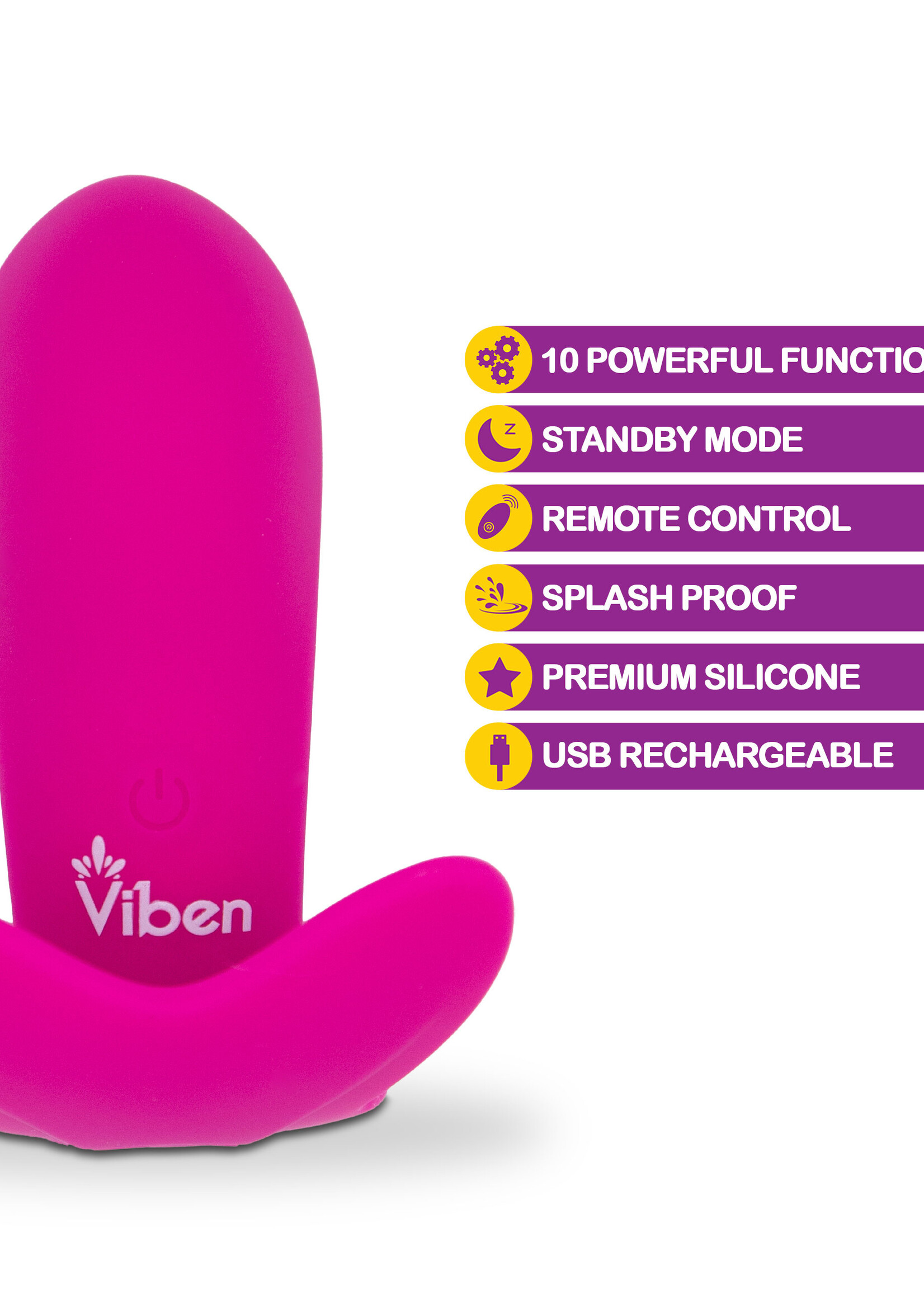 Viben Intrigue - Remote Control 10-Function Panty Vibe