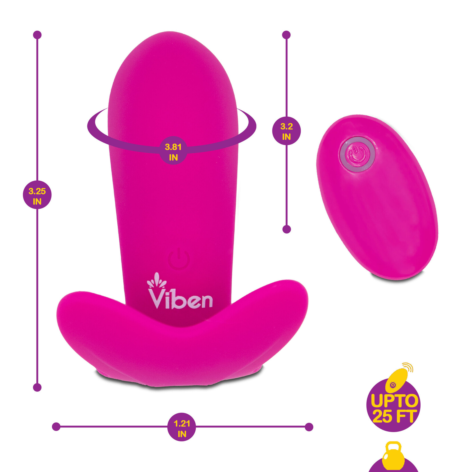 Viben Intrigue - Remote Control 10-Function Panty Vibe