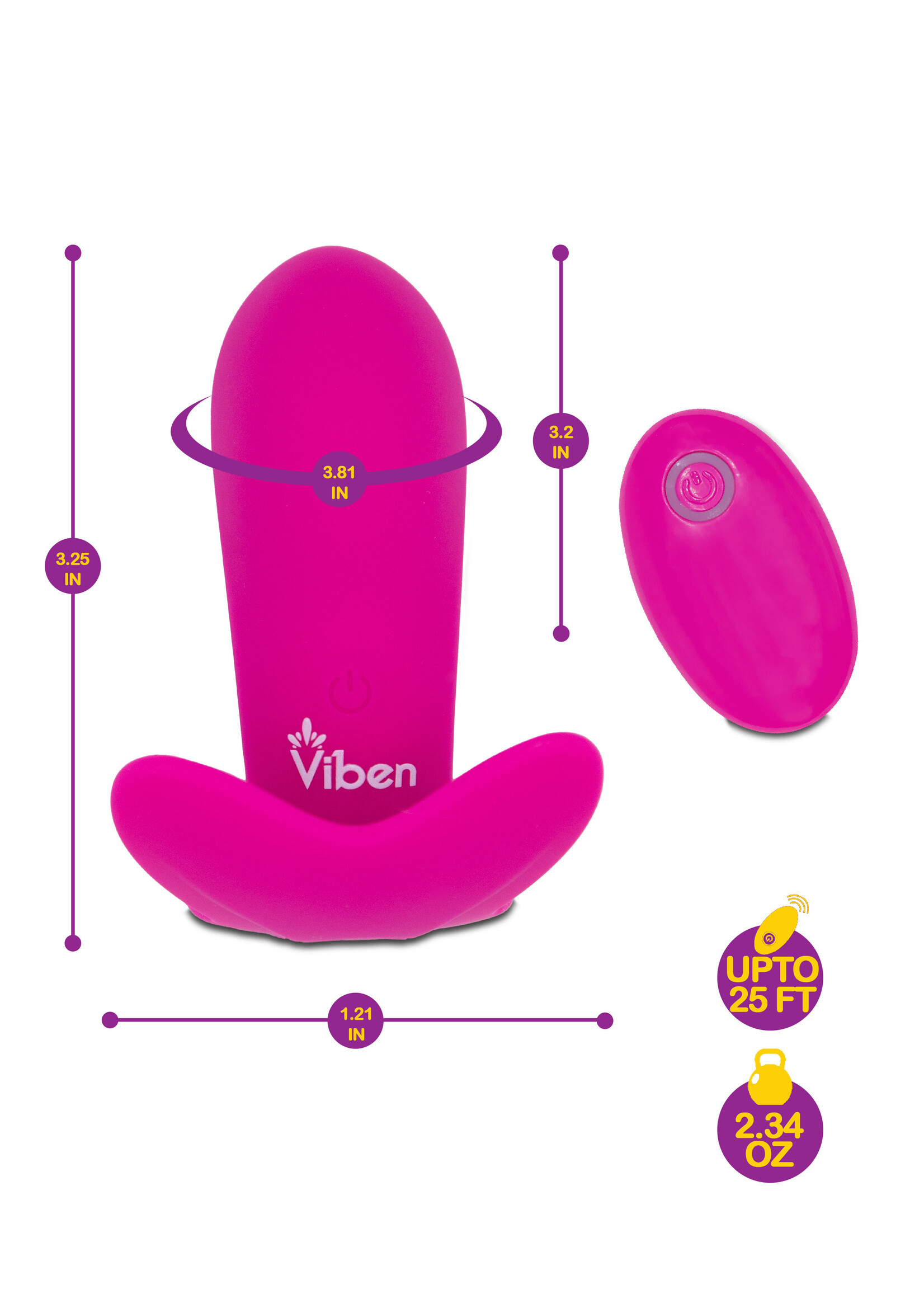 Viben Intrigue - Remote Control 10-Function Panty Vibe