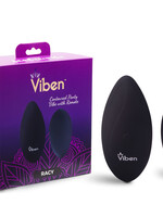 Viben Racy Remote Control 10 Function Panty Vibe - Black