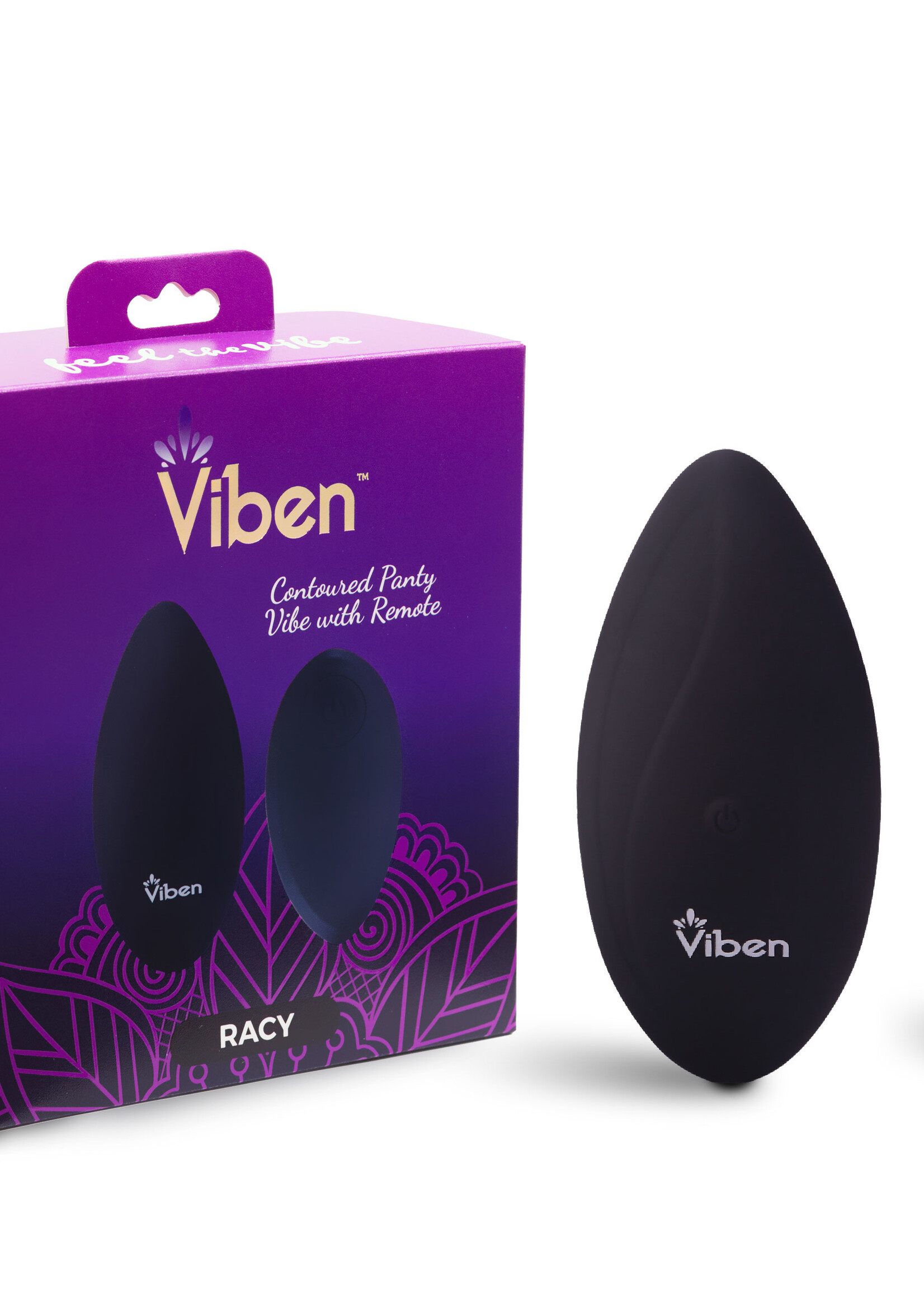 Viben Racy Remote Control 10 Function Panty Vibe - Black