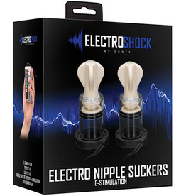 Shots LLC Shots Electroshock Nipple Suckers - Clear