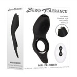Zero Tolerance Mr. Flicker Rechargeable Silicone Cock Ring - Black