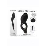 Zero Tolerance Mr. Flicker Rechargeable Silicone Cock Ring - Black