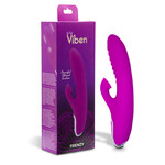 Viben Frenzy - Rabbit Vibe with Clitoral Suction - Berry
