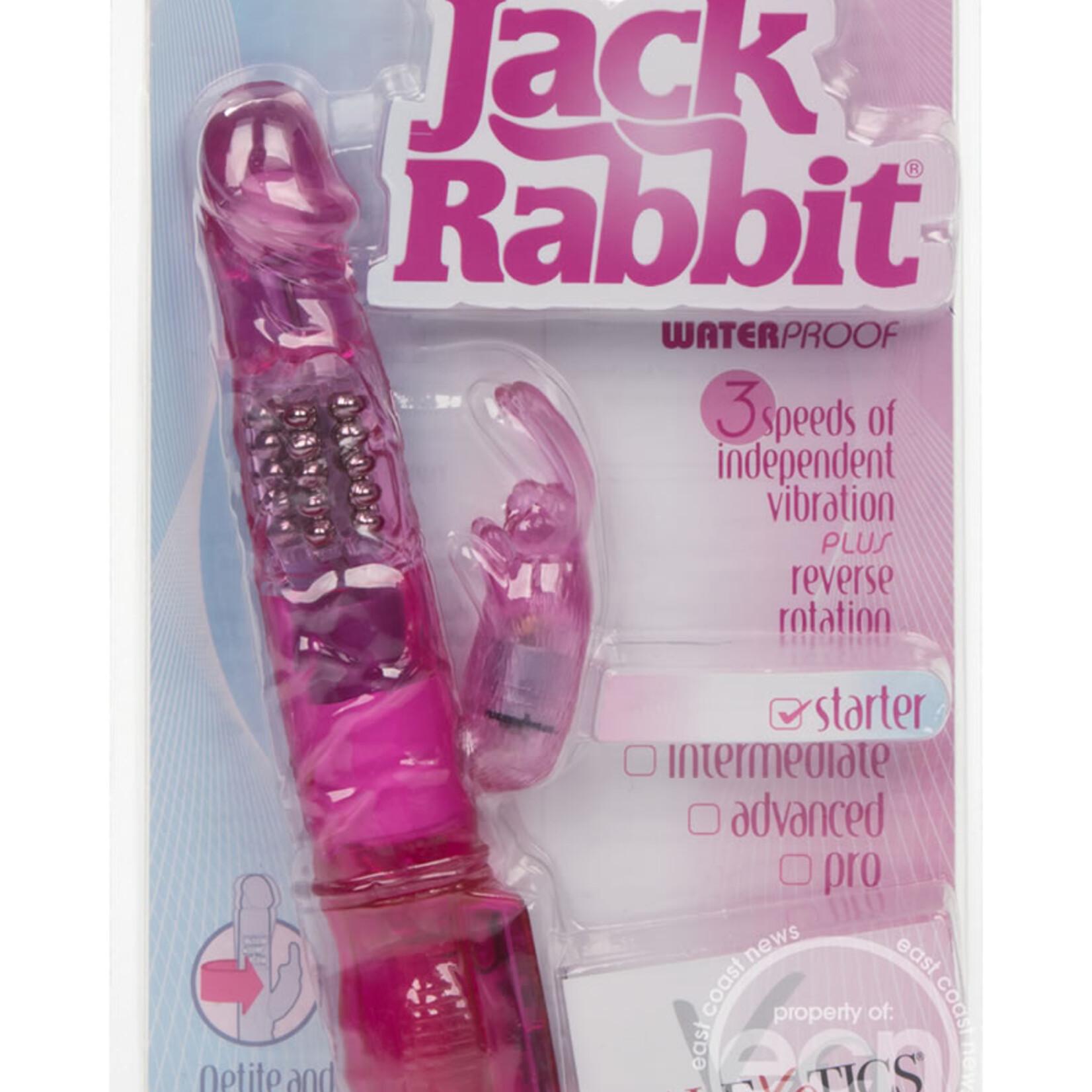 California Exotic Novelties Petite Jack Rabbit - Pink