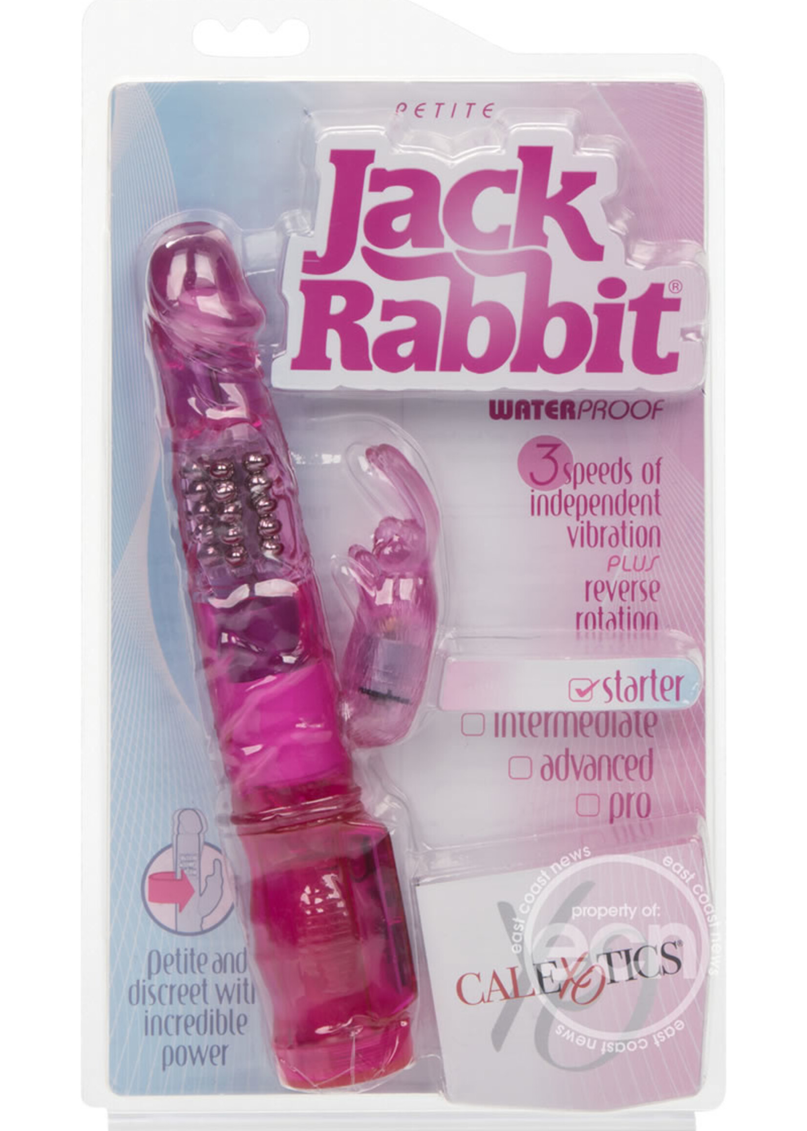 California Exotic Novelties Petite Jack Rabbit - Pink