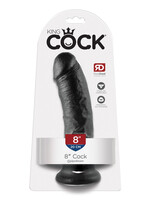 Pipedream King Cock 8-Inch Cock - Black