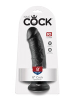Pipedream King Cock 8-Inch Cock - Black