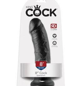 Pipedream King Cock 8-Inch Cock - Black