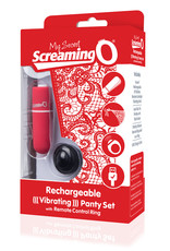 Screaming O My Secret Charged Remote Control Panty Vibe - Red