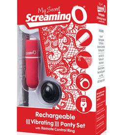 Screaming O My Secret Charged Remote Control Panty Vibe - Red