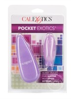 California Exotic Novelties Silicone Slims Vibrating Nubby Bullet - Purple