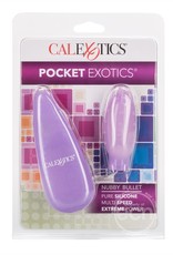 California Exotic Novelties Silicone Slims Vibrating Nubby Bullet - Purple