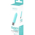 VeDO Bam Mini Rechargeable Bullet Vibe - Turquoise