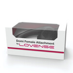 LOVENSE Lovense Domi Flexible Rechargeable Mini Wand FEMALE Attachment - Black