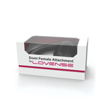 LOVENSE Lovense Domi Flexible Rechargeable Mini Wand FEMALE Attachment - Black