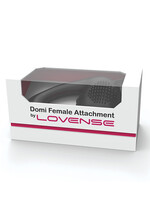 LOVENSE Lovense Domi Flexible Rechargeable Mini Wand FEMALE Attachment - Black
