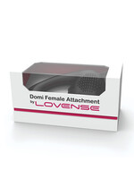 LOVENSE Lovense Domi Flexible Rechargeable Mini Wand FEMALE Attachment - Black