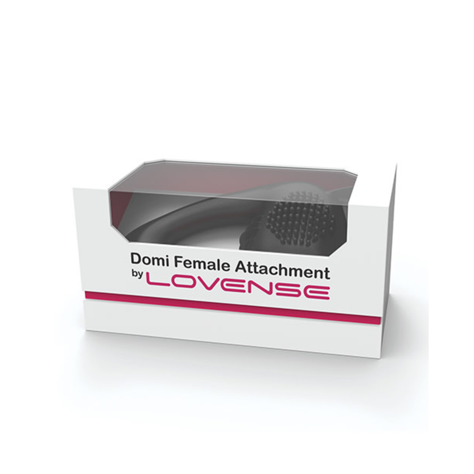 LOVENSE Lovense Domi Flexible Rechargeable Mini Wand FEMALE Attachment - Black