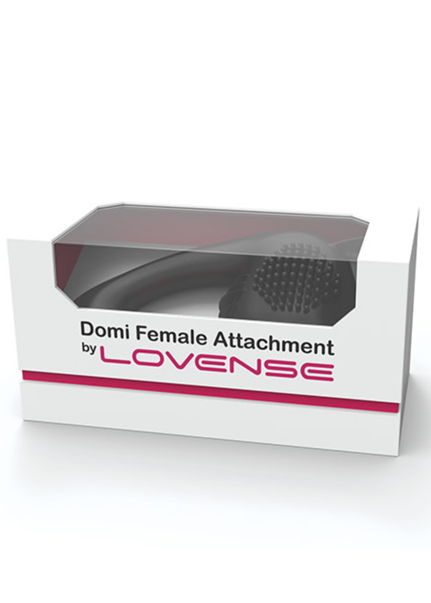LOVENSE Lovense Domi Flexible Rechargeable Mini Wand FEMALE Attachment - Black