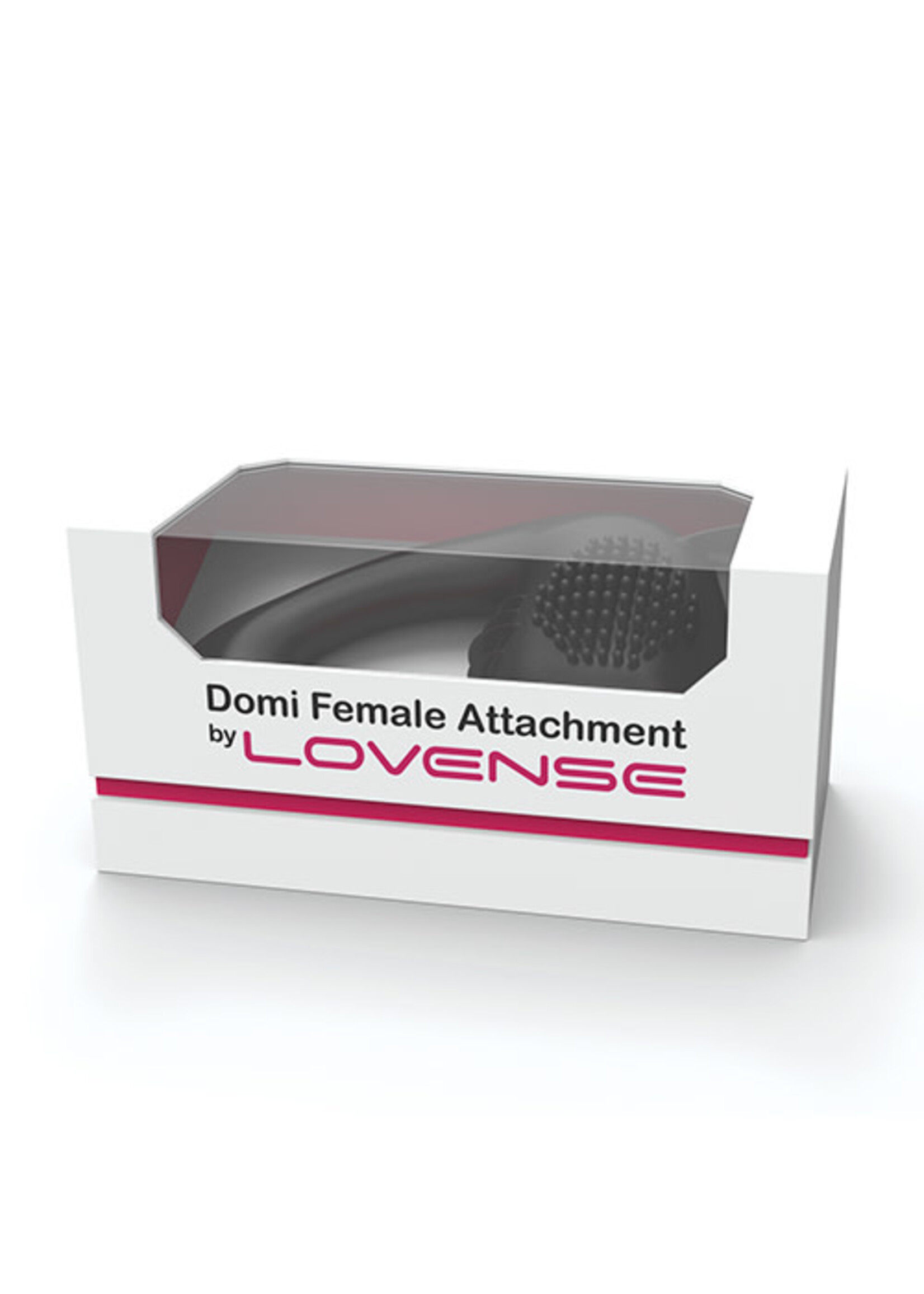 LOVENSE Lovense Domi Flexible Rechargeable Mini Wand FEMALE Attachment - Black