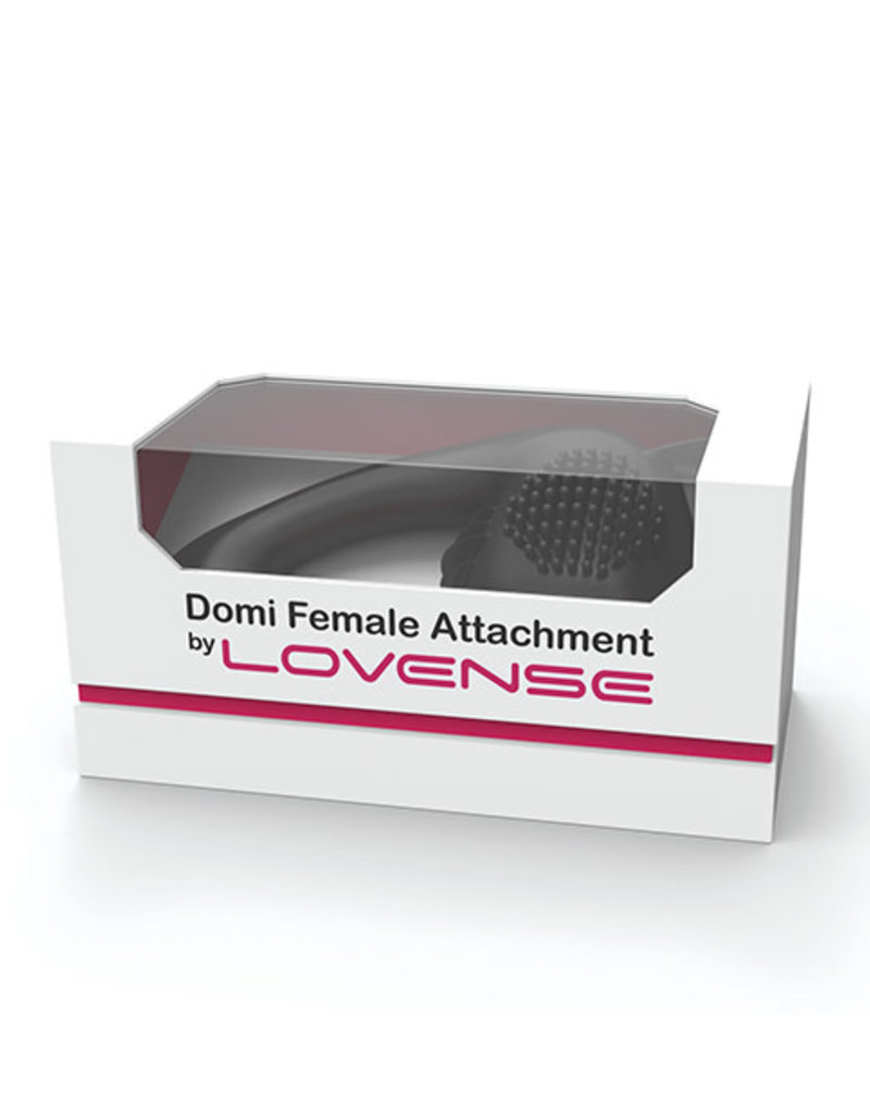 LOVENSE Lovense Domi Flexible Rechargeable Mini Wand FEMALE Attachment - Black