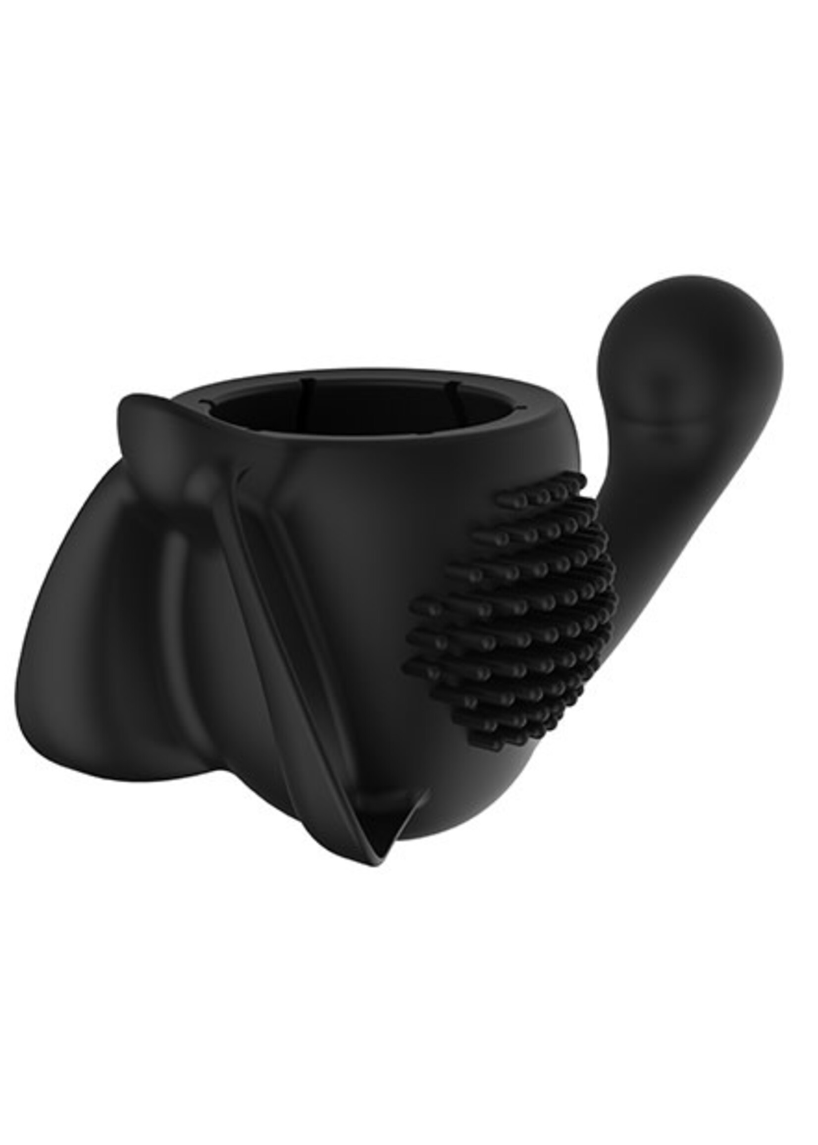 LOVENSE Lovense Domi Flexible Rechargeable Mini Wand FEMALE Attachment - Black