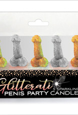 Little Genie Glitterati Penis Party Candles