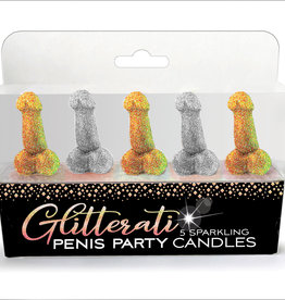 Little Genie Glitterati Penis Party Candles