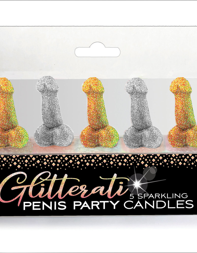 Little Genie Glitterati Penis Party Candles