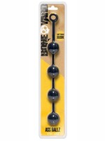 Rascal Toys Rascal The Anal Baller Professional Silicone Anal Beads Black 21 Inch