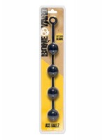 Rascal Toys Rascal The Anal Baller Professional Silicone Anal Beads Black 21 Inch