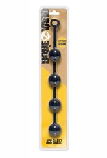 Rascal Toys Rascal The Anal Baller Professional Silicone Anal Beads Black 21 Inch