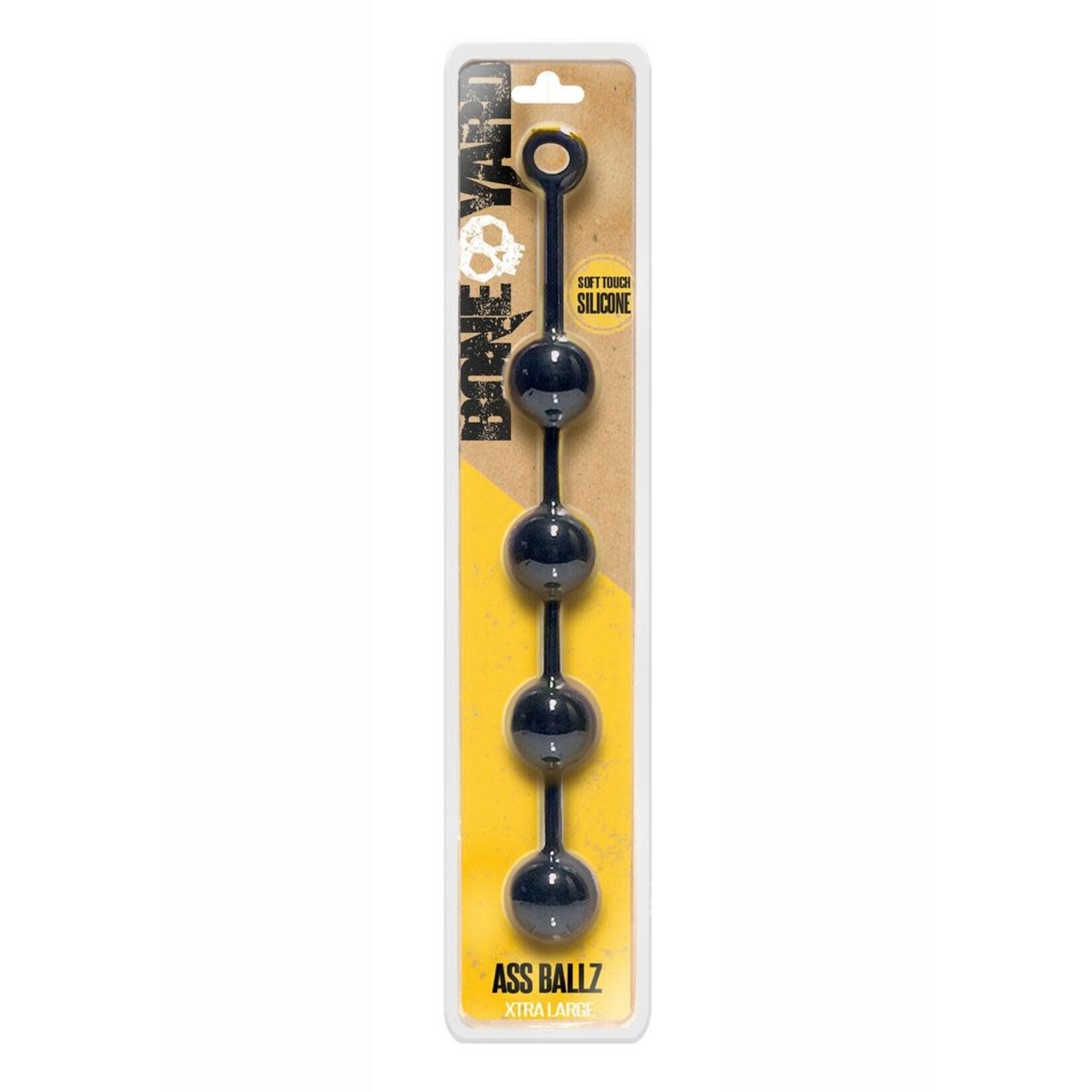 Rascal Toys Rascal The Anal Baller Professional Silicone Anal Beads Black 21 Inch