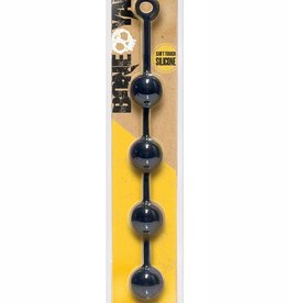 Rascal Toys Rascal The Anal Baller Professional Silicone Anal Beads Black 21 Inch