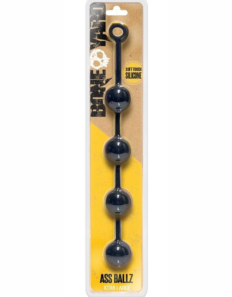 Rascal Toys Rascal The Anal Baller Professional Silicone Anal Beads Black 21 Inch