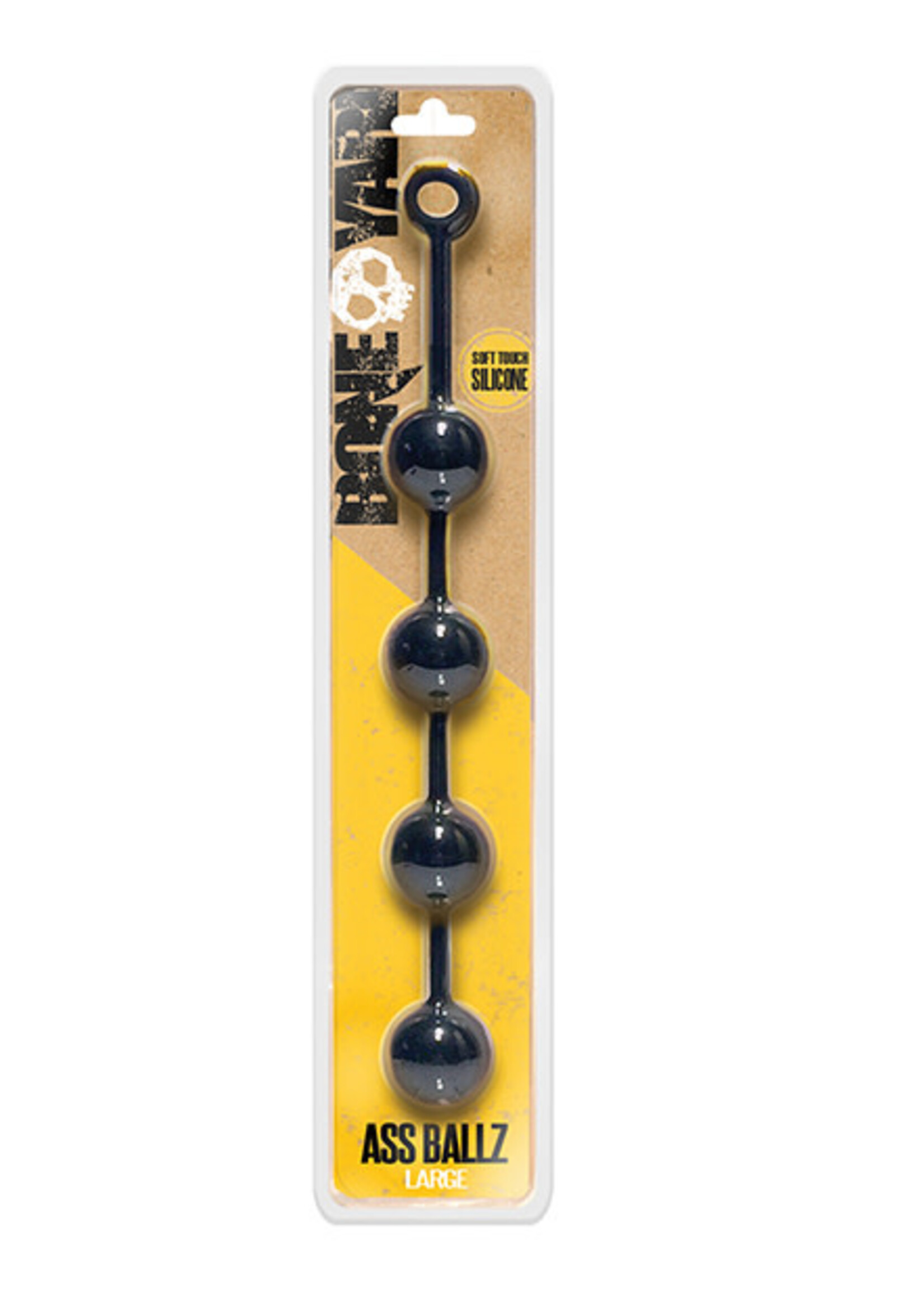 Rascal - Boneyard Boneyard Ass Ballz Silicone Anal Beads Large - Black
