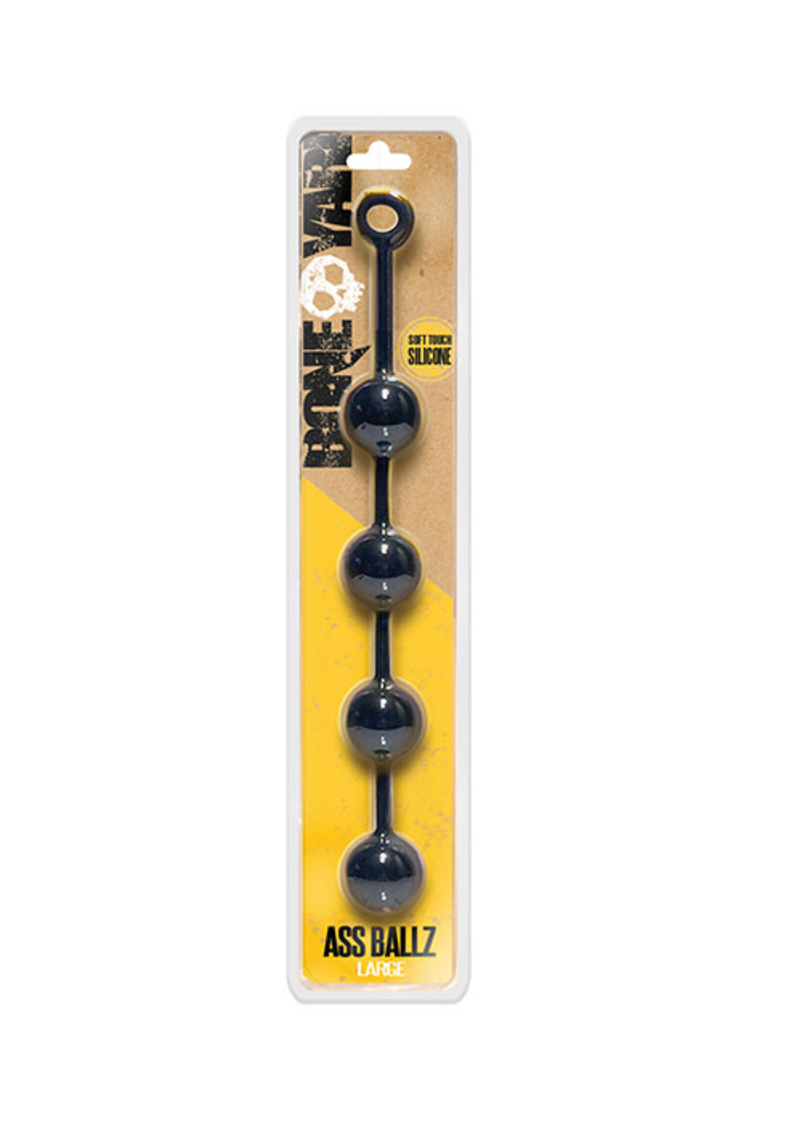 Rascal - Boneyard Boneyard Ass Ballz Silicone Anal Beads Large - Black