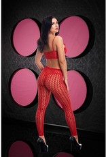 LapDance Jacquard Crop Top & Pants Set - OS