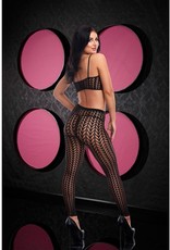 LapDance Jacquard Crop Top & Pants Set - OS